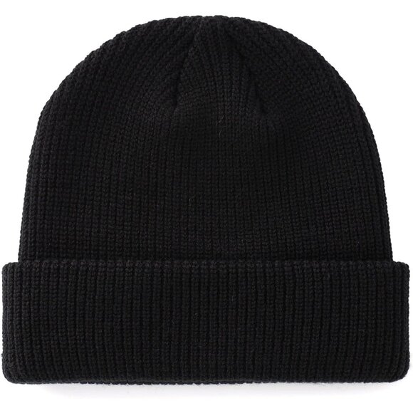 Men's Warm Winter 100% Acrylic Knit Cuffed Beanie Cap